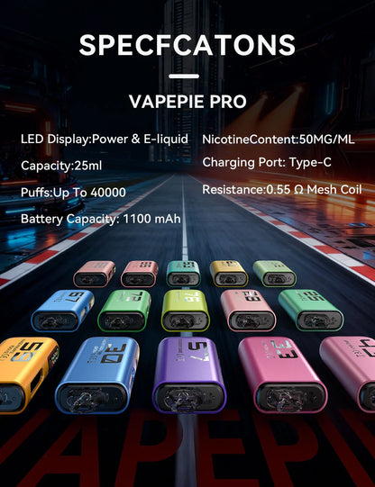 CHERRY COLA-Vapepie PRO 40000 Puffs