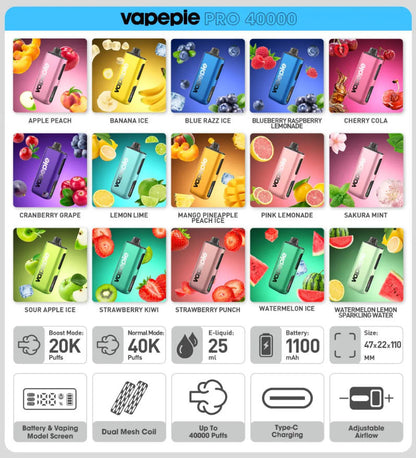 VAPEPIE PRO 40000 -The new model same price, better experience