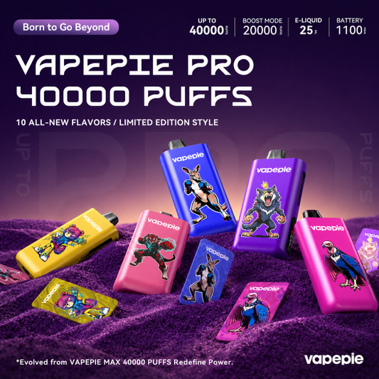 VAPEPIE Pro 40000 Puffs – 【All-New Animal-Inspired Design】