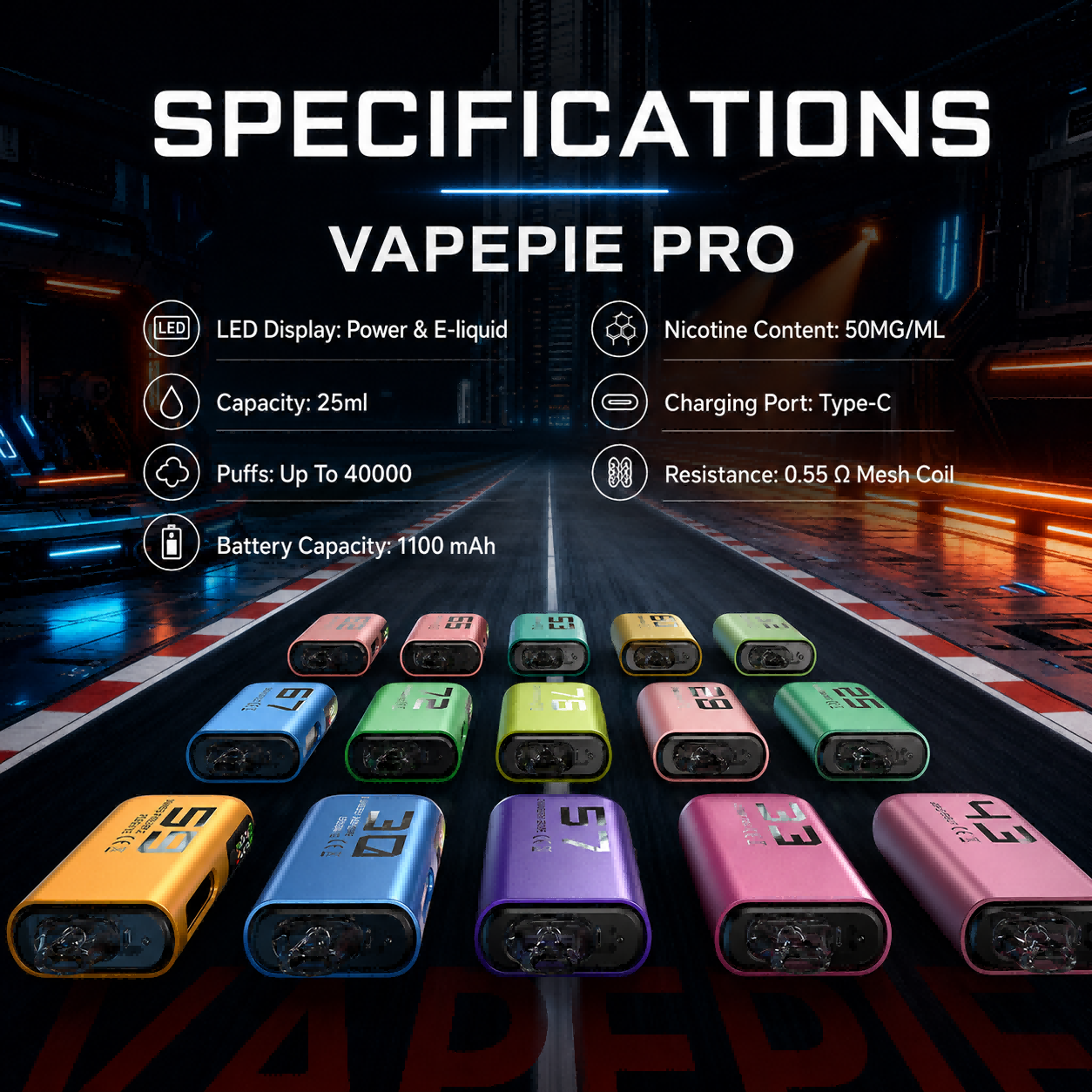 VAPEPIE Pro 40000 Puffs – 【All-New Animal-Inspired Design】